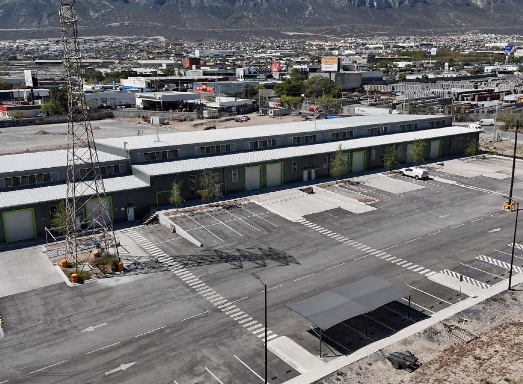 Bodega industrial Flex Space construida por Attent